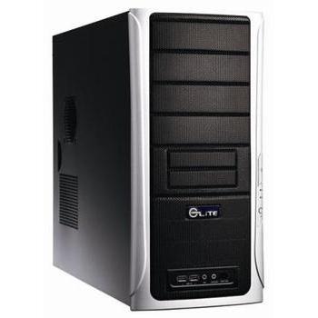 Skříň COOLERMASTER Elite 331, černo-stříbrná (black-silver)