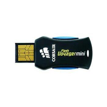 CORSAIR Flash Voyager mini 32GB, CMFUSBMINI-32GB, přenosný flash disk, USB 2.0, odolný proti otřesům