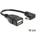 Obrázek k produktu: DELOCK OTG kabel USB mini samec > USB 2.0-A samice