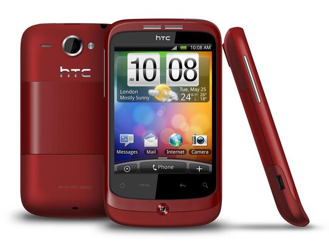 Htc+wildfire+red