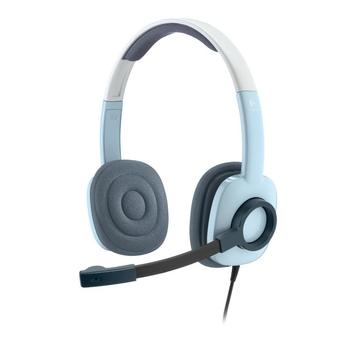 Sluchátka LOGITECH Stereo Headset H250, Ice Blue
