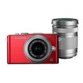 Obrázek k produktu: OLYMPUS PEN E-PL3 + 14-42mm + 40-150mm, červený 