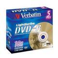 Obrázek k produktu: VERBATIM DVD-R 16x, LightScribe, 5ks jewel krabička