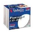 Obrázek k produktu: VERBATIM CD-R 52x DataLifePlus Super Azo, Printable, slim krabička