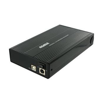 Box pro pevný disk 4WORLD Hliníkové pouzdro 05465 černý (black)
