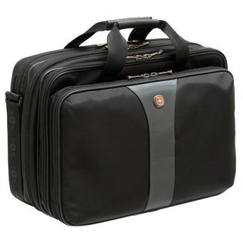 Tříkomorová brašna na notebook WENGER LEGACY 17" černý