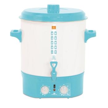 Zavařovací hrnec s výpustí EMGETON  EMPORIO PB12-2003, bílý