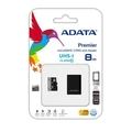 Paměťová karta A-DATA microSDHC 8GB UHS-I + čtečka