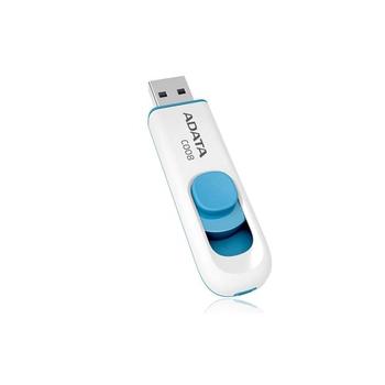 Přenosný flash disk A-DATA C008 64GB AC008-64G-RWE bílo-modrý