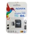 Obrázek k produktu: ADATA microSDXC 64GB + SD adaptér