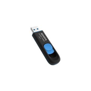 Přenosný flash disk ADATA DashDrive UV128 128GB, černo-modrý(black/blue)