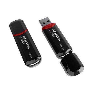 Přenosný flash disk ADATA DashDrive UV150 64GB, černý (black)