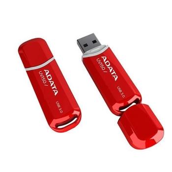 Přenosný flash disk ADATA DashDrive UV150 64GB, červený (red)