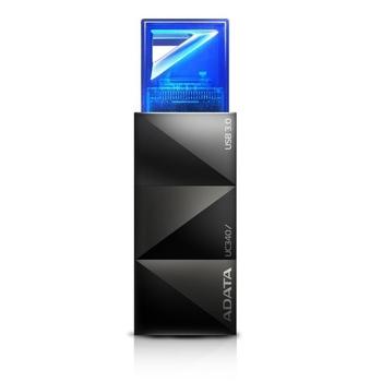 Přenosný flash disk A-DATA DashDrive Choice UC340 32GB, černo-modrá
