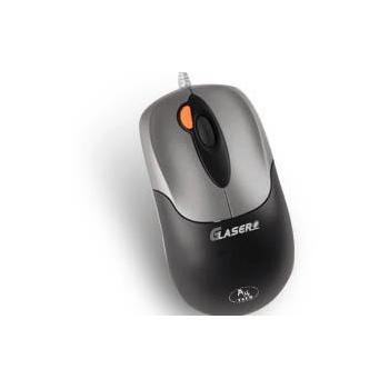 Myš A4TECH X6-10D GLASER, černo-střbrná (black-silver)