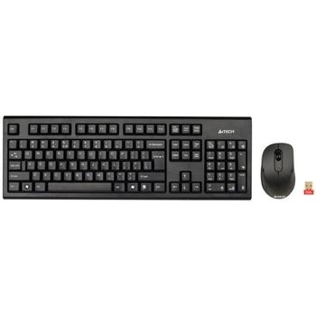 Sada bezdrátové klávesnice a myši A4TECH  7100N V-Track, černá