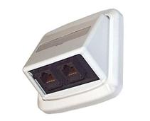 Obrázek k produktu: ABB  Tango 2xRJ45, bílá