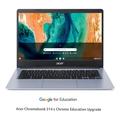 Acer Chromebook/314/N6000/14''''/FHD/T/8GB/128GB eMMC/UHD/Chrome EDU/Gray/2R