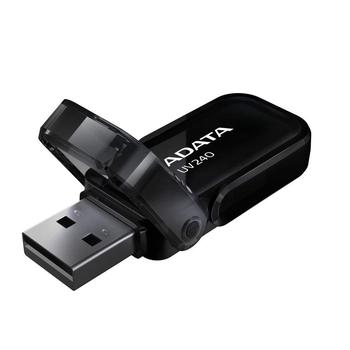 Přenosný flash disk ADATA Flash disk UV240 64GB, černá (black)