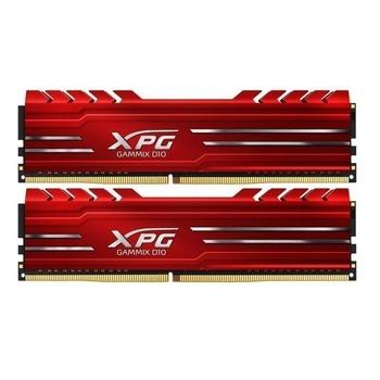 2 paměťové moduly ADATA 16GB (2x8GB) DDR4 3200MHz AX4U320038G16-DR10 XPG GAMMIX D10, červená (red)