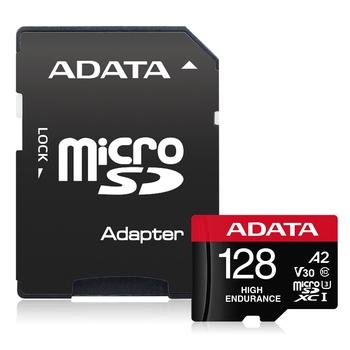 Paměťová karta pro bezpečnostní kamery ADATA High Endurance MicroSDXC 128GB