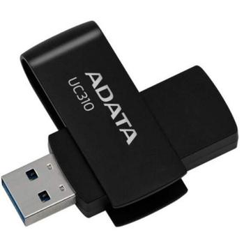 ADATA UC310/128GB/USB 3.2/USB-A/Černá