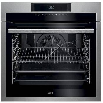 Vestavná parní trouba AEG BPE 742320 B, černá