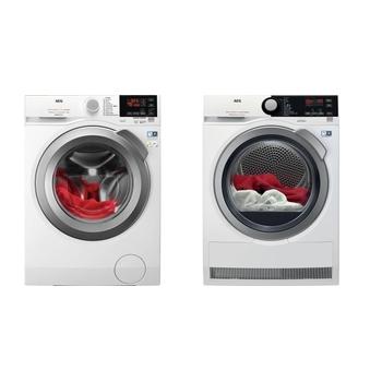 Set pračky a sušičky AEG L6FEG48SCA + AbsoluteCare T8DBE48SC