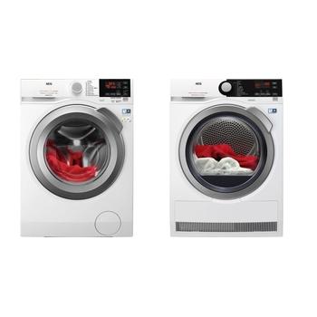 Set pračky a sušičky AEG L6FEG48SCA + AbsoluteCare T8DBE68SC