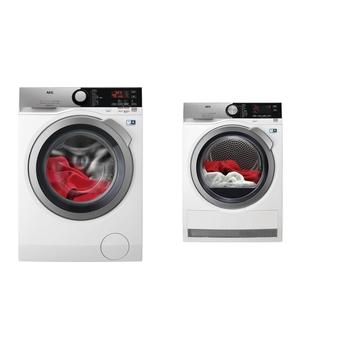 Set pračky a sušičky AEG ProSteam L7FBE49BSCA + T9DBC68SC