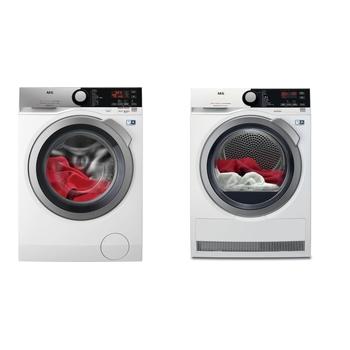 Set pračky a sušičky AEG ProSteam L7FBE49BSCA + AbsoluteCare T8DBC49SC