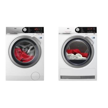 Set pračky a sušičky AEG ProSteam L7FBE49BSCA + AbsoluteCare T8DBE68SC