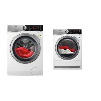 Set pračky a sušičky AEG L8FBC69ASCA + T9DBC68SC