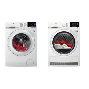 Set pračky a sušičky AEG L6FBG49WC + T8DBG68WC