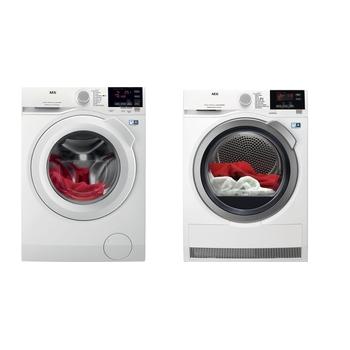 Set pračky a sušičky AEG L6FBG49WC+ AbsoluteCare T8DEG48SC