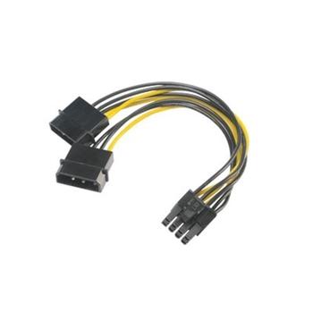 Kabel do pc AKASA redukce 4pin Molex na 8pin PCIe
