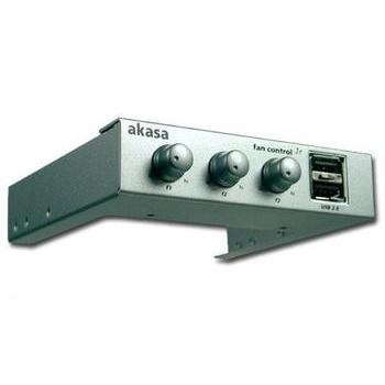Panel do 3.5" pozice AKASA AK-FC-06-SL, stříbrný (silver)