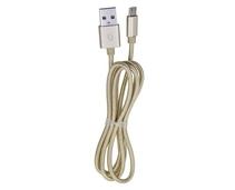 Obrázek k produktu: ALIGATOR Micro USB kabel TUBA 2A, zlatý
