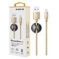 ALIGATOR PREMIUM Datový kabel 2A, Lightning zlatý