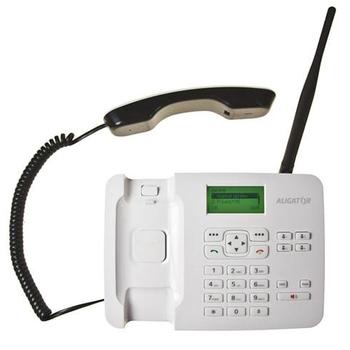 Stolní telefon na simkartu ALIGATOR T100, bílý (white)