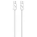 ALIGATOR Datový kabel POWER 3A, USB-C/USB-C, bílý