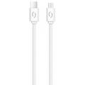 ALIGATOR Datový kabel POWER 3A, USB-C/microUSB bílý