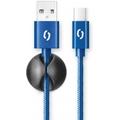 Kabel ALIGATOR PREMIUM 2A, modrá (blue)