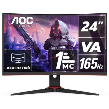 24'''' LED AOC C24G2AE/BK- FHD,VA,165Hz,HDMI,DP,pivot