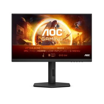 AOC Gaming/27G4X/27''''/IPS/FHD/180Hz/0,5ms/Black/3R