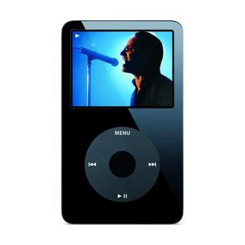 Přenosný přehrávač APPLE iPod 80GB, černý (black)