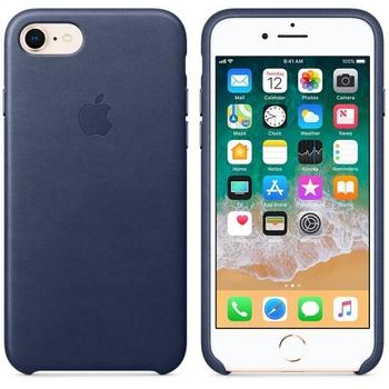 iPhone 8 / 7 Leather Case - Midnight Blue