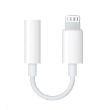  APPLE Lightning adaptér pro 3,5mm sluchátkový jack, bílý (white)