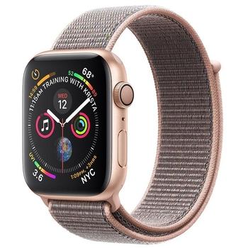 Apple Watch Series 4 GPS, 40mm Gold Aluminium Case with Pink Sand Sport Loop