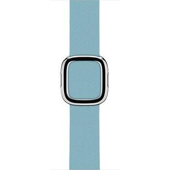 Apple Watch 38mm ledňáčkově modrý řemínek s moderní přezkou - střední